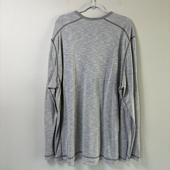 Tommy Bahama Reversible Barrier Beach Flip Crew Shirt Mens XXXL Gray Blue Lot - Picture 5 of 13